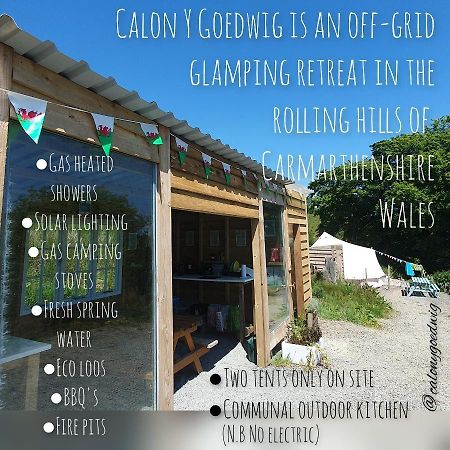 Готель Calon Y Goedwig Glamping Лландовері Екстер'єр фото