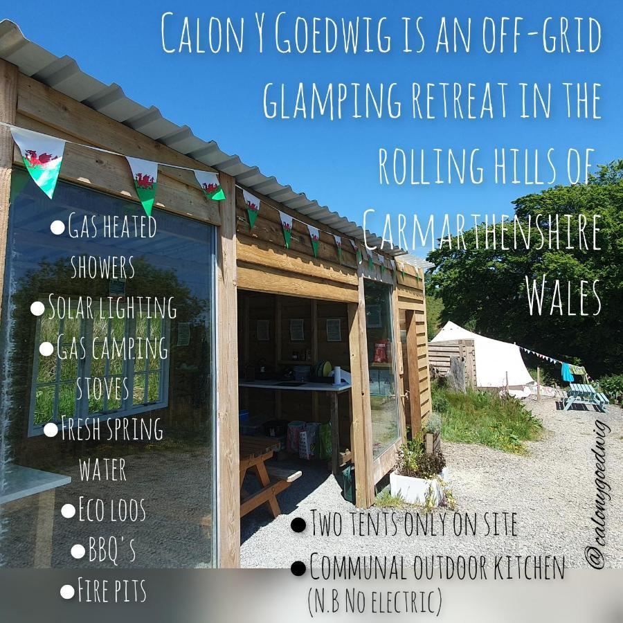 Готель Calon Y Goedwig Glamping Лландовері Екстер'єр фото